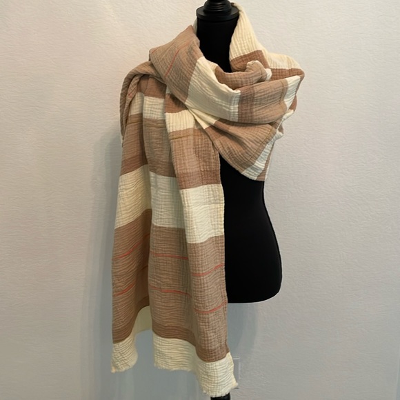 Madewell cotton gauze large scarf wrap - Picture 1 of 5